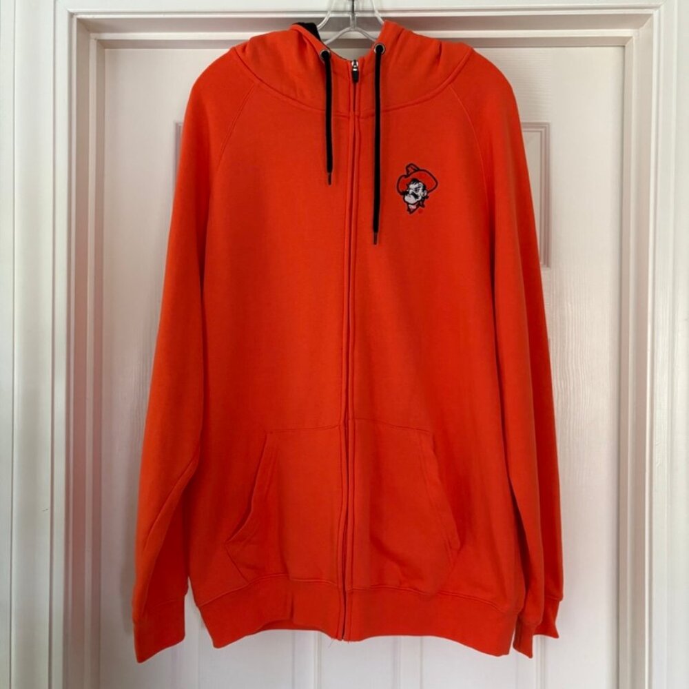 Oklahoma State full-zip hoodie sweatshirt jacket, XL